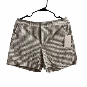 A New Day Women's Checkered Beige Shorts
